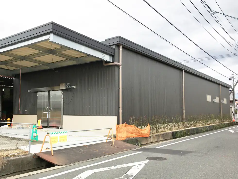 青ねぎ貯蔵施設外観