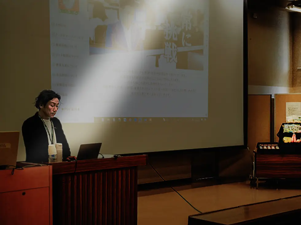 岡山商科大学で岡山経営者論の講義を担当しました