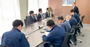 JAさらべつの皆様がご来社されました