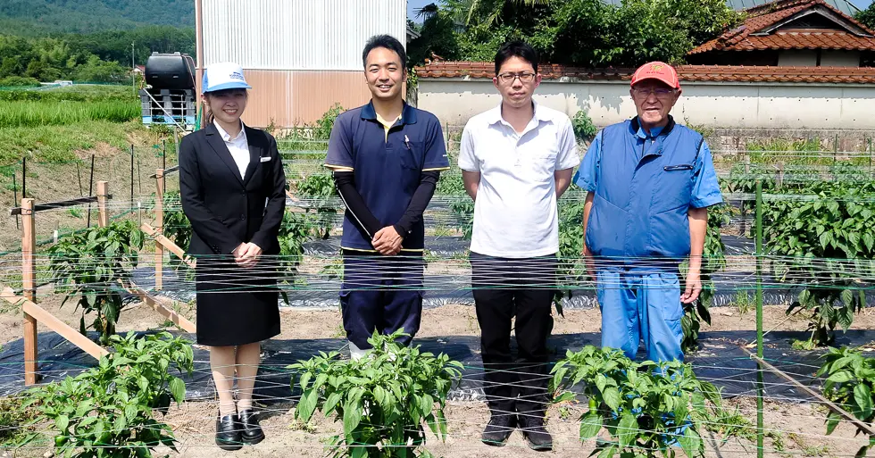 生産者と出張メンバー