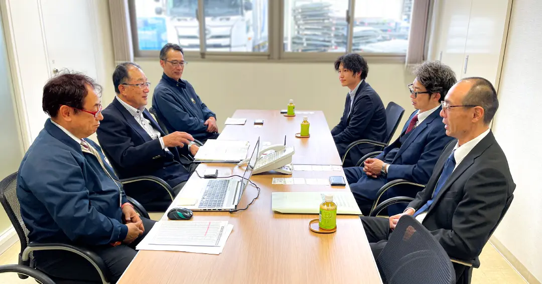 JAめむろ百合根生産組合の皆様がご来社されました