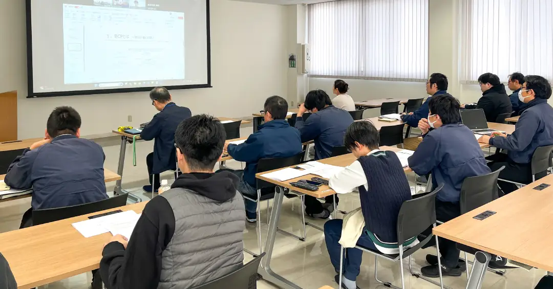 事業継続計画（BCP）策定に向けた取り組みを開始しました