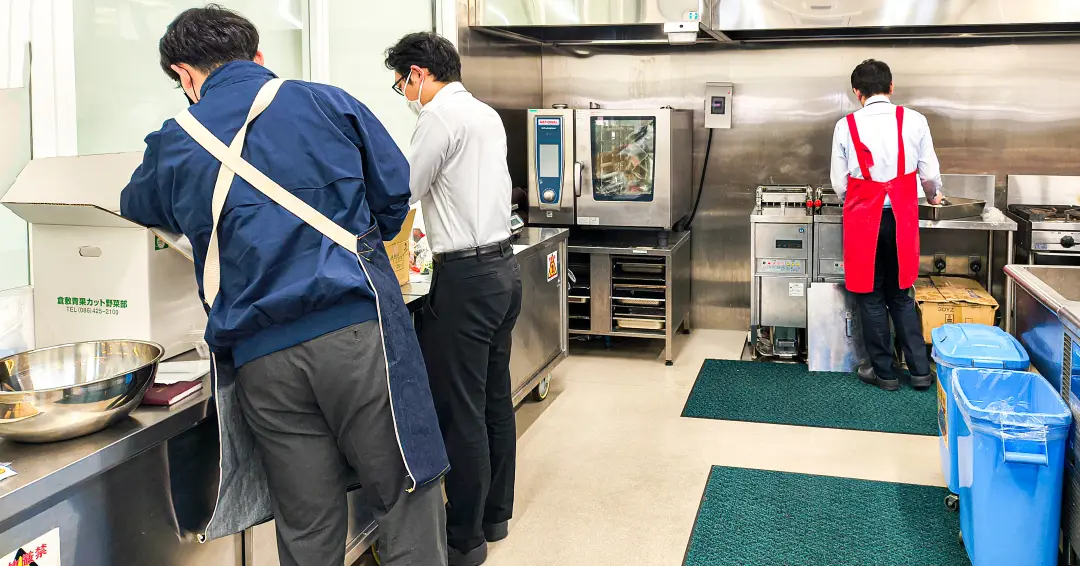 日本食研株式会社にて惣菜向け商品の試作を実施しました