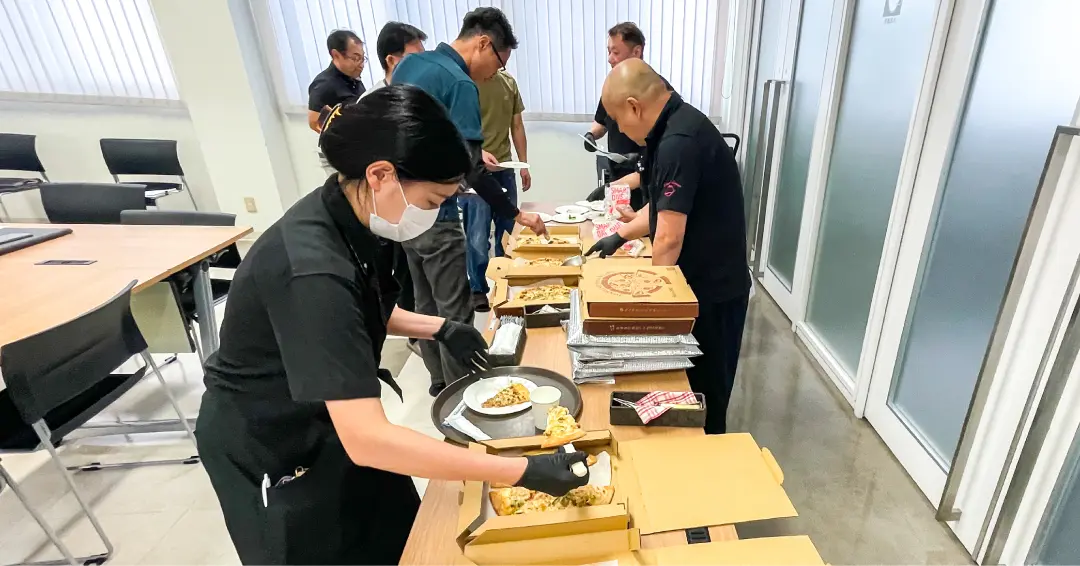2026年クリスマスピザ試食会を行いました